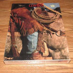 “COWBOY” Jigsaw Puzzle (550 Pieces) Finished size 18” x 24”  ~SEALED